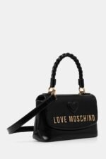 love moschino siyah deri