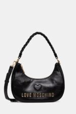 love moschino siyah deri