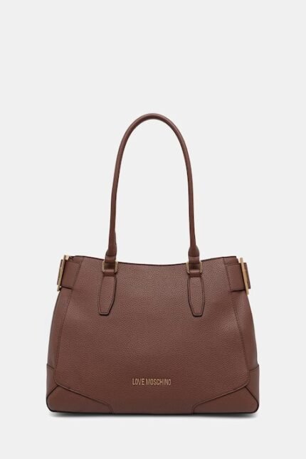 love moschino kahverengi tote