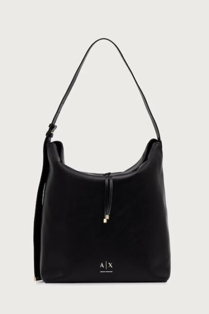 armani exchange siyah hobo