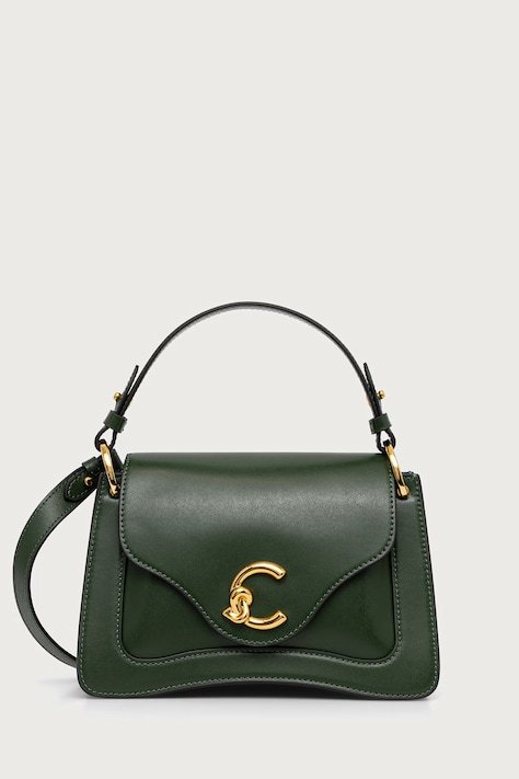 AW26-TODYT3-77X_F1 coccinelle yeşil deri el