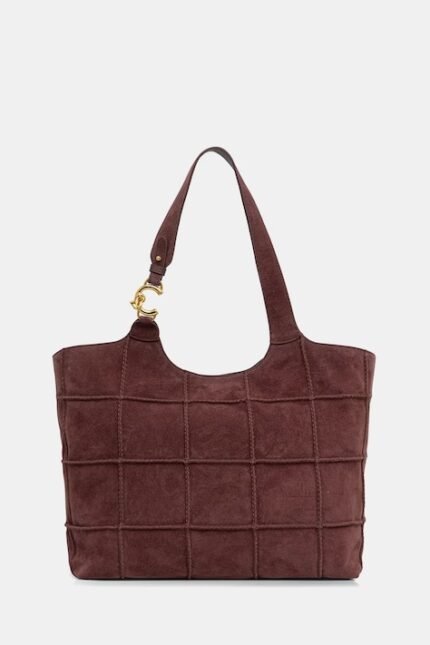coccinelle bordo süet kadın