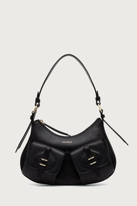 AW26-TODYTZ-99X_F1 coccinelle siyah deri hobo