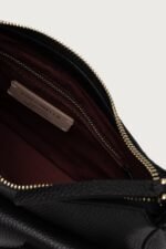 coccinelle siyah deri hobo