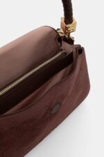 coccinelle bordo süet kadın