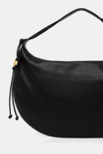 coccinelle siyah deri hobo