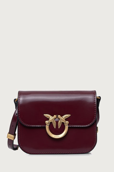 AW26-TODZ14-93X_F1 pinko kadın deri çapraz