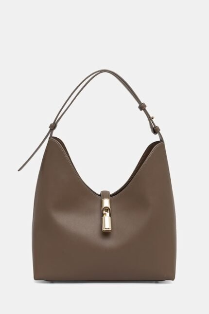 furla kahverengi deri hobo