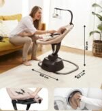 Babymoov Swoon Evolution Connect Akıllı Bebek Salıncağı / Beşik - Mocca (Kahverengi) - Görsel 2