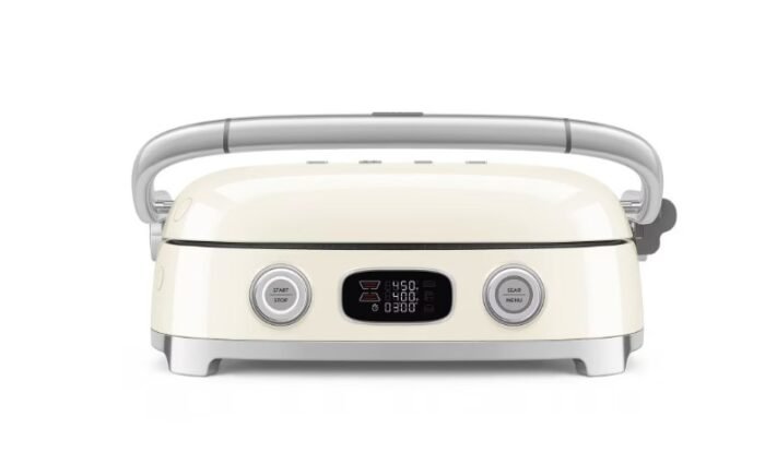 Smeg 50's Style Çok Fonksiyonlu Elektrikli Izgara - Krem (MGF01CREU, 2000W) - Görsel 4