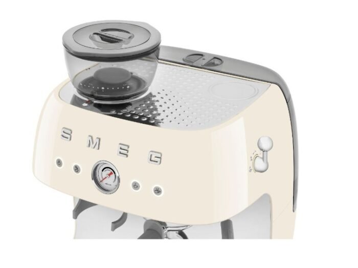 Smeg EGF03CREU 50's Style Entegre Öğütücülü Espresso Makinesi - Krem - Görsel 3