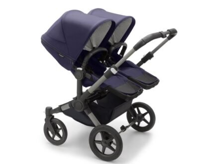 Bugaboo Donkey 5 Duo Classic Çift Kişilik Bebek Arabası - Graphite / Dark Navy