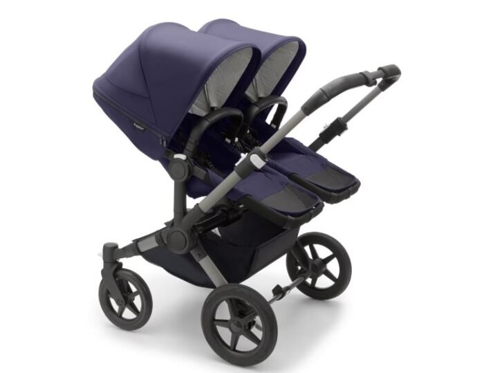 Bugaboo Donkey 5 Duo Classic Çift Kişilik Bebek Arabası - Graphite / Dark Navy - Görsel 4