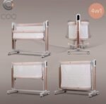 Cavoe Coq 4ü 1 Arada Elektrikli Salıncak, Beşik, Oyun Parkı ve Anne Yanı Yatağı - Cashmere (Kaşmir) - Görsel 5