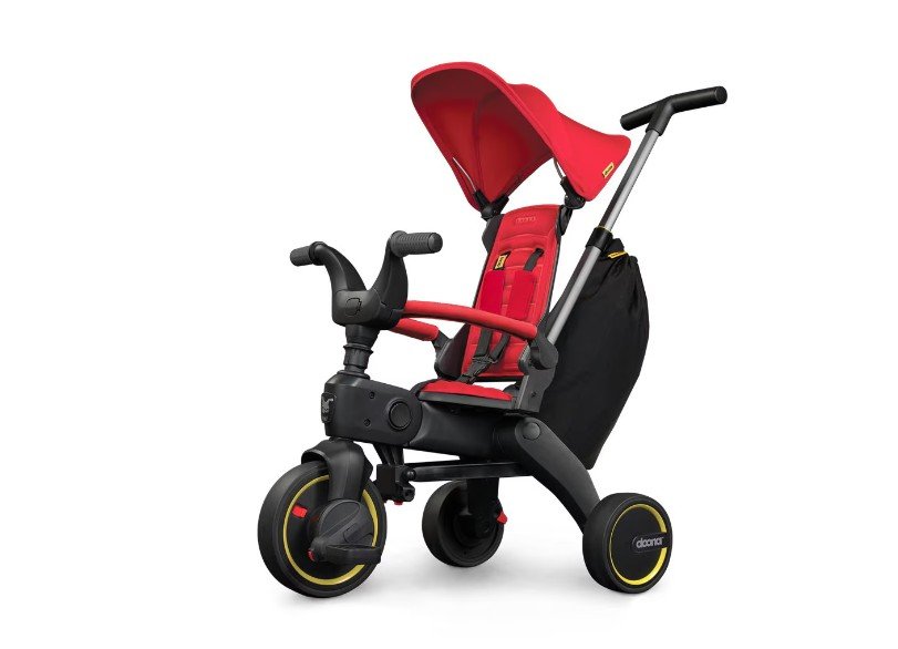 Ekran görüntüsü 2026-09-17 151853 Doona Liki Trike S3 Katlanır Çocuk Üç Tekerlekli Bisiklet - Kırmızı (Red) - Görsel 1