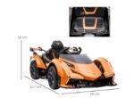 Lamborghini Lisanslı Akülü Çocuk 3