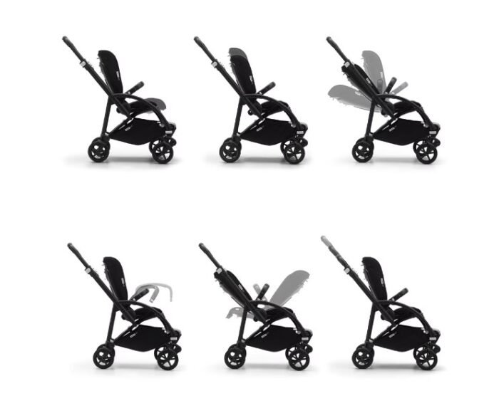 Bugaboo Bee 6 Mineral Set - Siyah / Taupe (2'si 1 Arada Bebek Arabası ve Portbebe) - Görsel 3