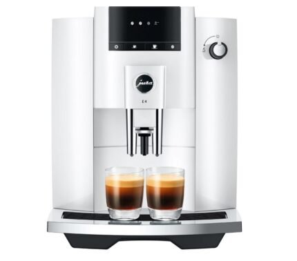 Jura E4 Tam Otomatik Espresso ve Kahve Makinesi - Beyaz / Piano White
