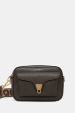 coccinelle yeşil deri crossbody