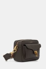coccinelle yeşil deri crossbody
