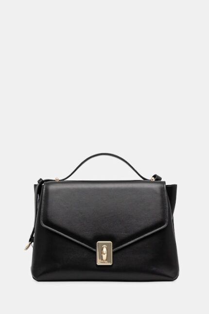 Furla Siyah Deri Çanta