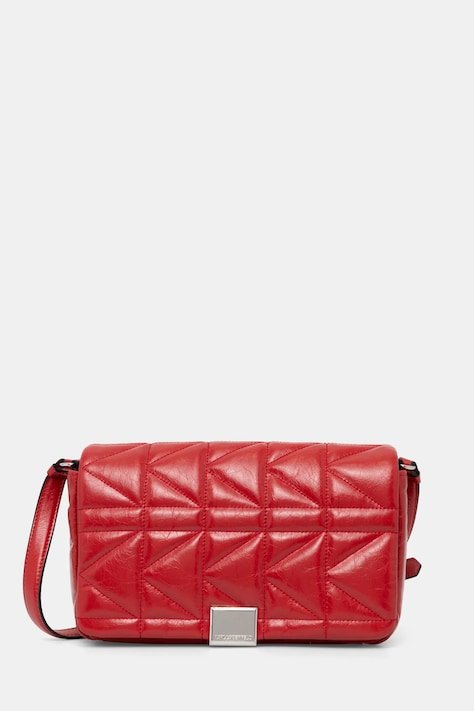 SS25-TOD0IE-33X_F1 Karl Lagerfeld Kırmızı Deri