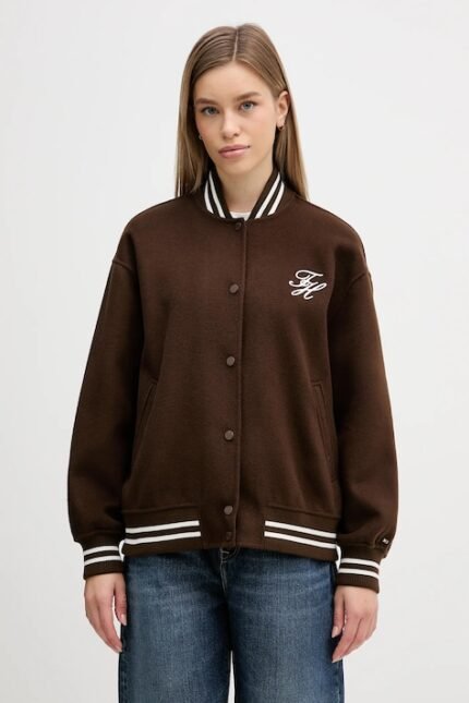 Tommy Hilfiger Kahverengi Bomber