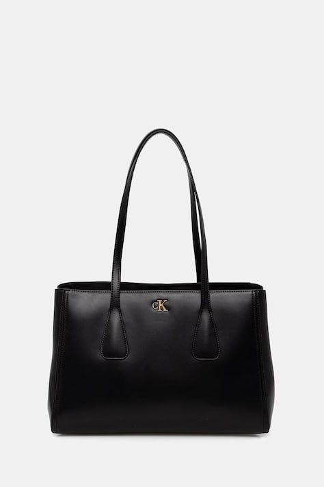 SS26-TOD01Z-99A_F1 calvin klein siyah imitasyon