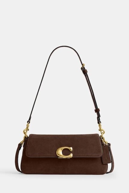 coach suede jet shoulder