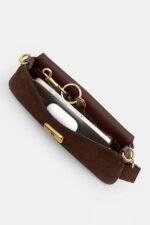 coach suede jet shoulder