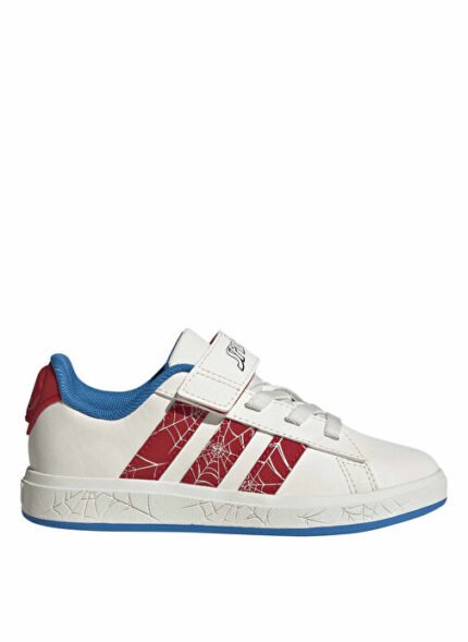 Adidas Beyaz Erkek Çocuk Yürüyüş Ayakkabısı JS0778-GRAND COURT SPIDER-MAN EL K