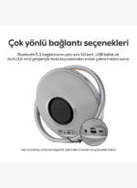 Xenon Smart Aura Bluetooth Hoparlör | 80W RMS, 12000 mAh, Işıklı, TWS, IPX4 GRİ - Görsel 3