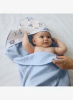 Deux Lapins Bebe Lapin - Müslin Kurulanma Örtüsü