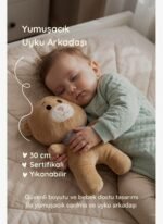 Budizzz Beyaz Gürültü Cihazı | | 33 Sesli, Pışpışlı & Ninnili Ayıcık | Uyku Arkadaşı - Gri Fularlı - Görsel 3