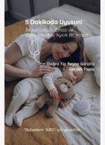 Budizzz Beyaz Gürültü Cihazı | | 33 Sesli, Pışpışlı & Ninnili Ayıcık | Uyku Arkadaşı - Pempe Fularlı - Görsel 3