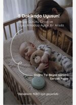 Budizzz Beyaz Gürültü Cihazı | Pışpışlı & Ninnili Ayıcık Uyku Arkadaşı (Yeşil) - Görsel 4