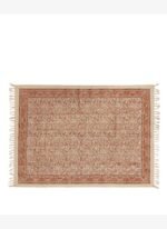 Yargıcı Çiçek Desenli Dikdörtgen Kilim(120x180 Cm)