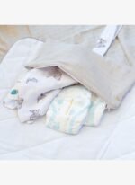 Deux Lapins Iconique Lapin - Müslin Bebek Pratik Alt Açma Matı - Görsel 3