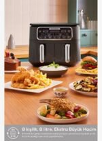Karaca Air Pro Cook Duo Köz XXXL Airfryer Ruby 8L - Görsel 3