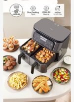 Karaca Air Pro Cook Duo Tandır XXXL Airfryer Black Silver 8L - Görsel 3