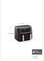 Karaca Air Pro Cook Duo Tandır XXXL Airfryer Rosegold 8L - Görsel 2