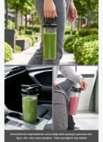 Karaca Blendfit Go Smoothie Blender Set 1000 ml+600 ml Antrasit - Görsel 4