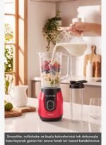 Karaca Blendfit Go Smoothie Blender Set 1000 ml+600 ml Red - Görsel 2