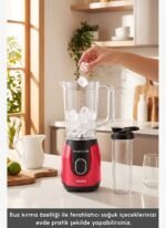 Karaca Blendfit Go Smoothie Blender Set 1000 ml+600 ml Red - Görsel 3