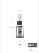 Karaca Smoothie On The Go Personal Kişisel Smoothie Blender Inox - Görsel 2