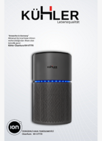 KÜHLER Hava Temizleyici ClearAura KH-V7770 – İyonizer & 3 Aşamalı Filtre