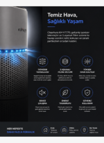 KÜHLER Hava Temizleyici ClearAura KH-V7770 – İyonizer & 3 Aşamalı Filtre - Görsel 4