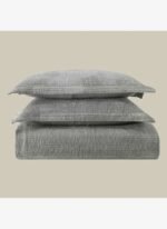 Linens Velona Çift Kişilik Yatak Örtüsü Seti Gri - Görsel 3