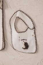 Ecocotton Migala 4'lü Bebek Panço Seti %100 Organik Pamuk El Nakışlı Krem 1-4 Yaş - Görsel 3