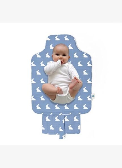 Deux Lapins Mono Lapin Royal Blue - Müslin Bebek Pratik Alt Açma Matı
